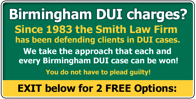 Birmingham DUI Attorney Reggie Smith Graphic